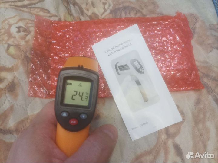 Термометр пирометр цифровой бесконтактный