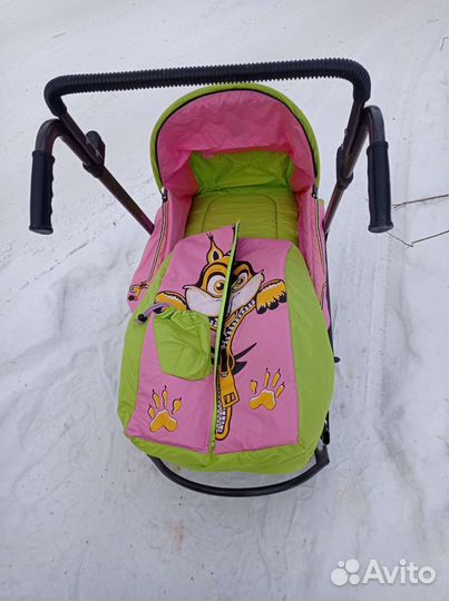 Коляска санки