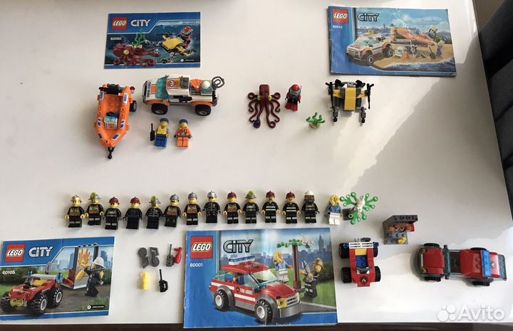 Lego City пожарники и спасатели