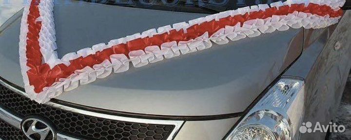 Свадебные украшения на машину