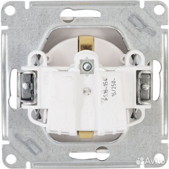 Розетка встраиваемая Electric W59 Deco с заземлени