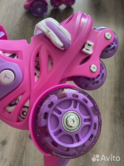 Роликовые коньки детские раздвижные 26-30