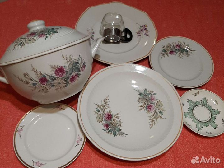 Супница,блюдо,конфетницы,салатники,хрусталь СССР