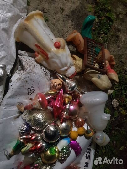 Елочные игрушки СССР одним лотом