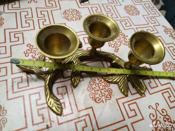 Подсвечник из латунь