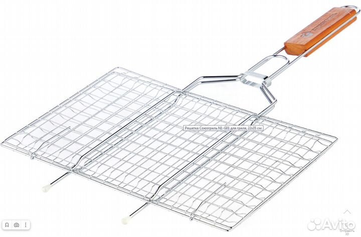 Решетка Союзгриль N1-G01 для гриля, 22х35 см