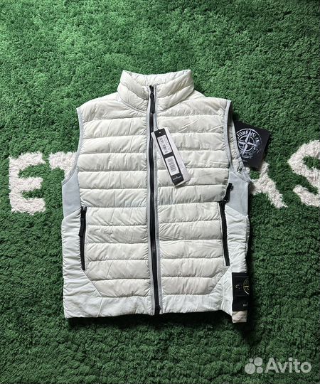 Stone island жилетка mirco yarn down оригинал