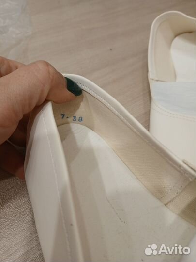 Чешки белые 38 размер