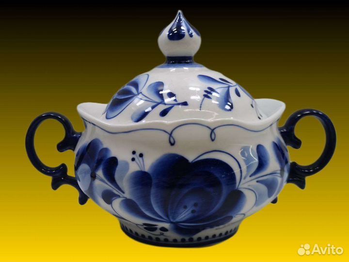 П.5830 Сахарница Гжель В ассортименте