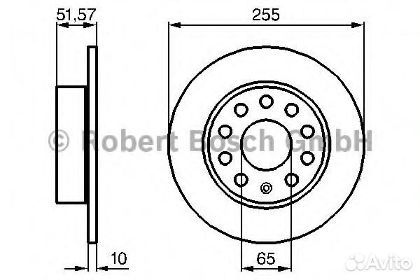 0986479099 Диск тормозной
