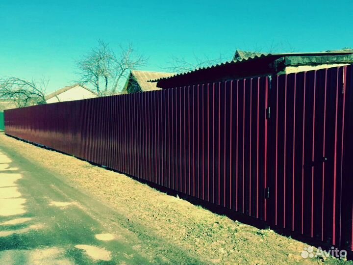 Забор из профлиста