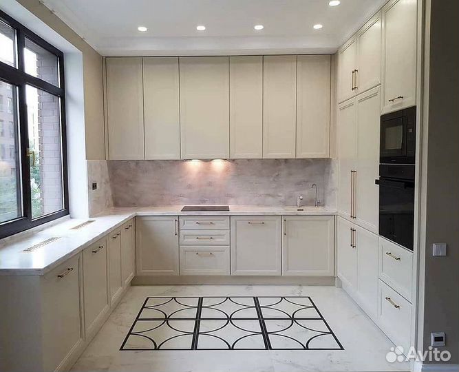 П образная кухня на заказ. Производство Лысые горы