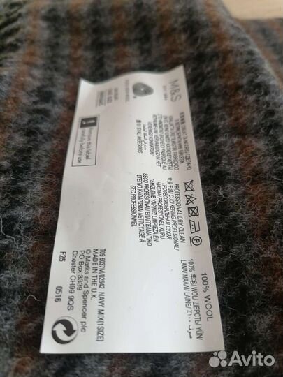 Abraham Moon шарф шерсть England