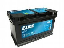 Аккумулятор 80 Ач Exide AGM на Start-Stop EK800