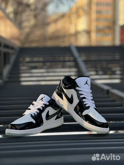 Кроссовки Nike Air jordan 1 Low глянцевые
