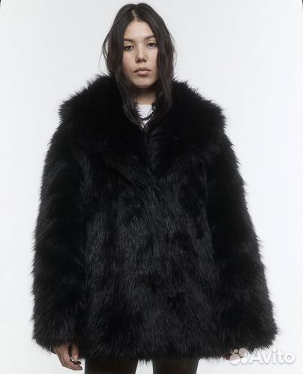 Шуба befree черная XS