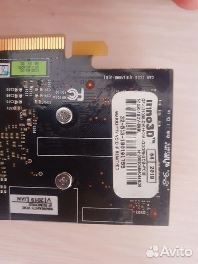 Видеокарта inno3D gt 1030 2gb ddr5