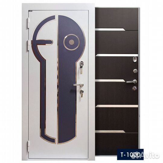 Дверь входная с терморазрывом и окном