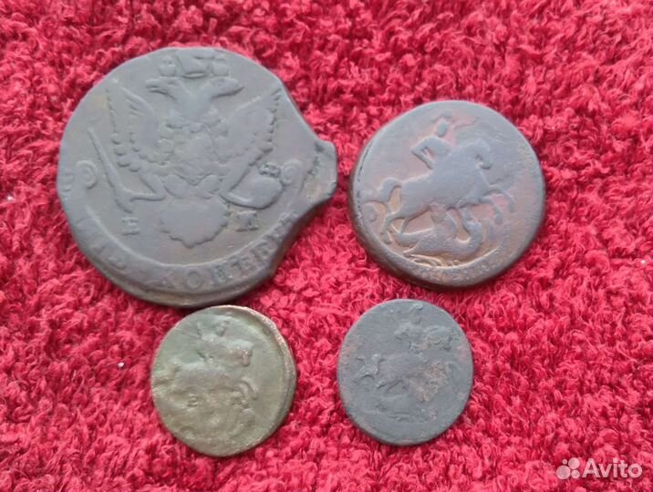 Царские монеты Елизавета, Екатерина II 1757-1789