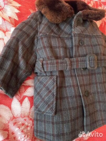 Пальто детск в хор сост.От 4мес-1г.45см до ворота