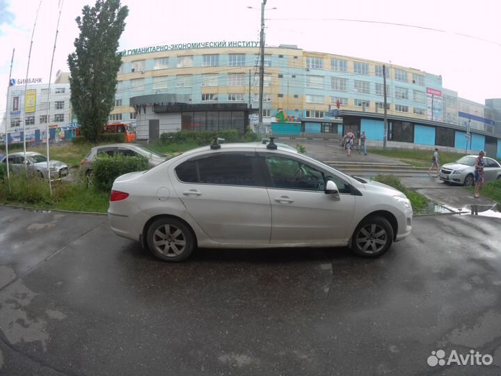 Багажник на крышу поперечины Peugeot 408 (2010)