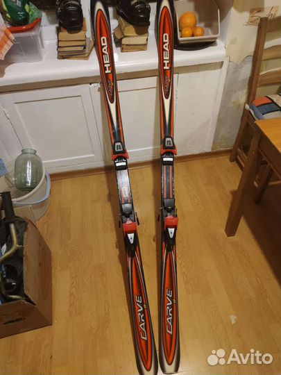 Горные лыжи Head + подарок ботинки 42-43(28 размер