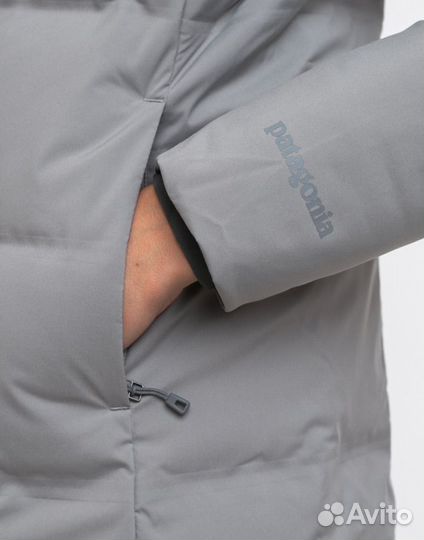 Парка patagonia jackson glacier feather grey