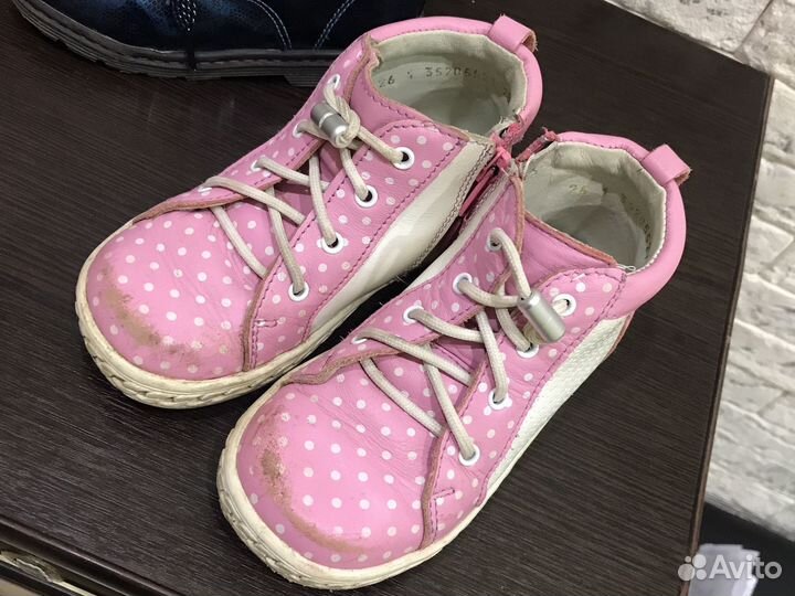 Бесплатно Ботинки для девочки 26