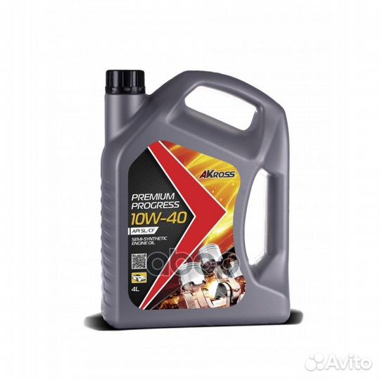 Моторное масло AKross 10W-40 Premium Progress S