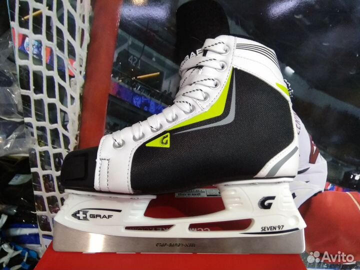 Коньки для хоккея с мячом New Graf 5.0 Bandy 2019