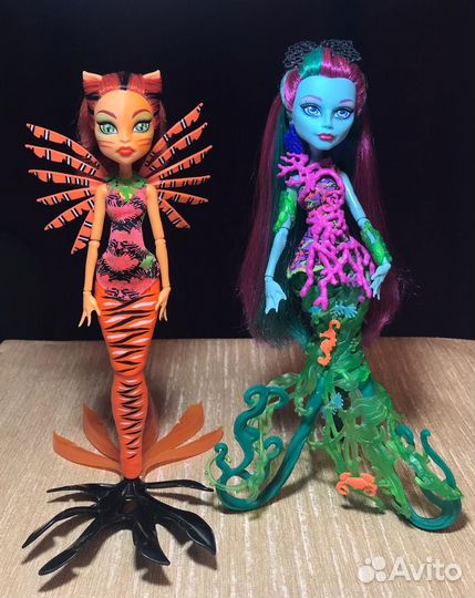 Куклы Монстр Хай Торалей Страйп и Поси Риф