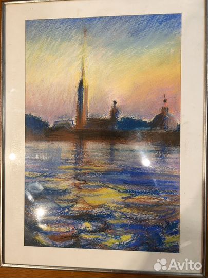 Картина пастель