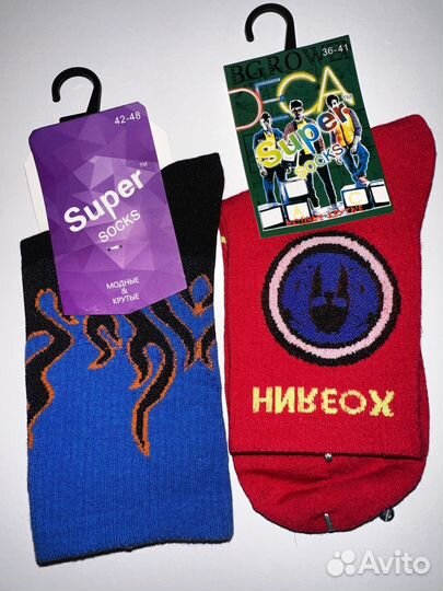 Носки мужские с принтом
