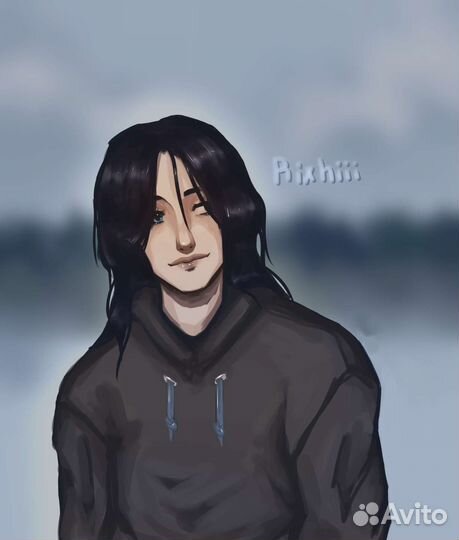 Цифровой рисунок в стиле