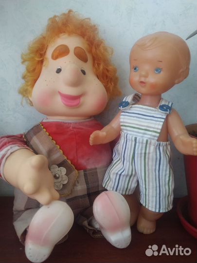 Куклы ссср.Малыш и Карлсон
