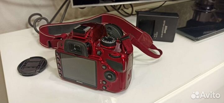 Nicon D 3200+обьектив.сумка
