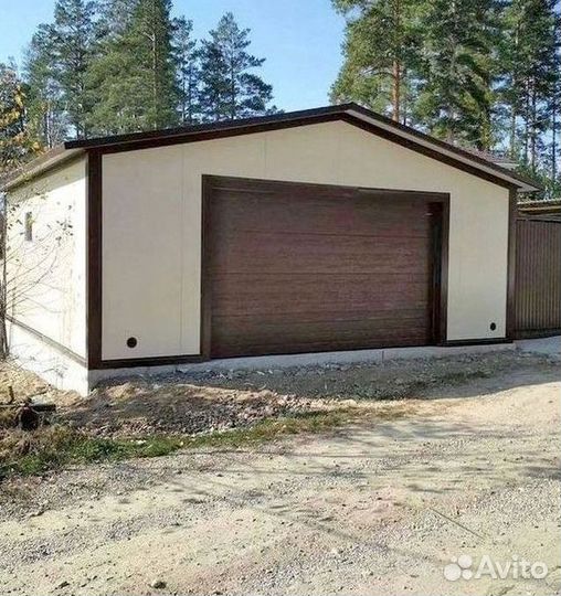 Секционные ворота с установкой