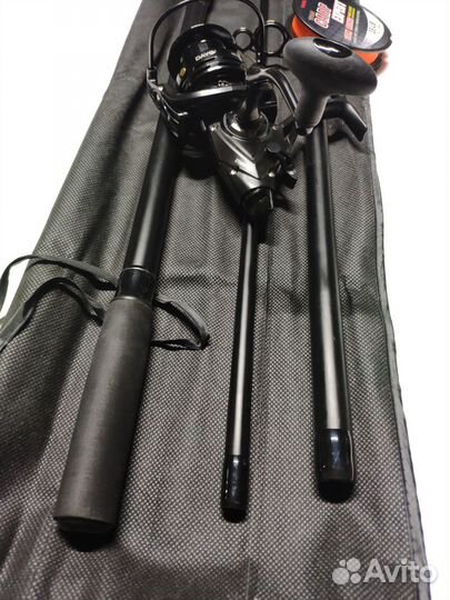 Комплекты для ловли карпа удочка + катушка + леска