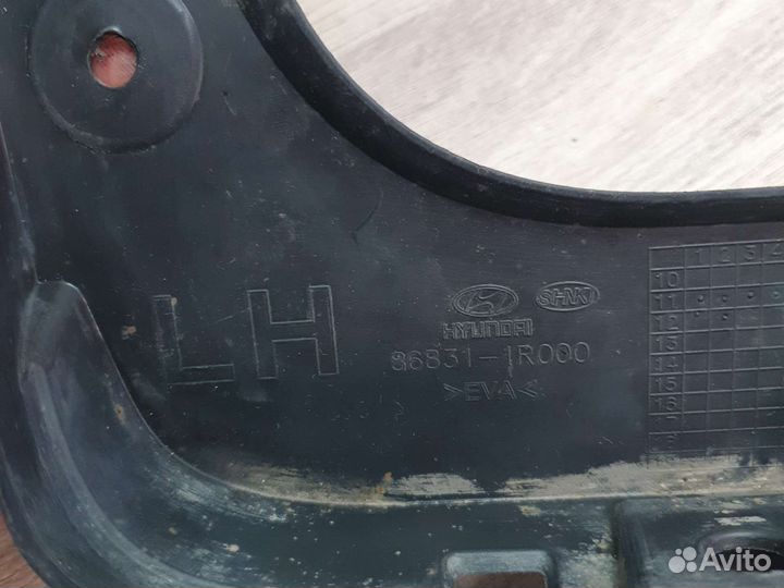 Брызговик передний левый Hyundai solaris 1