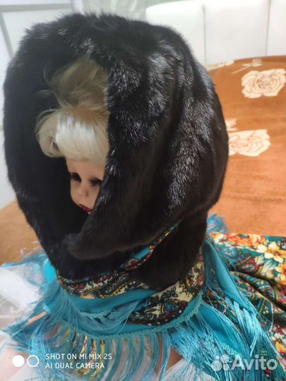 Капор из меха норки