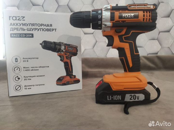 Шуруповерт Razz CD20OK