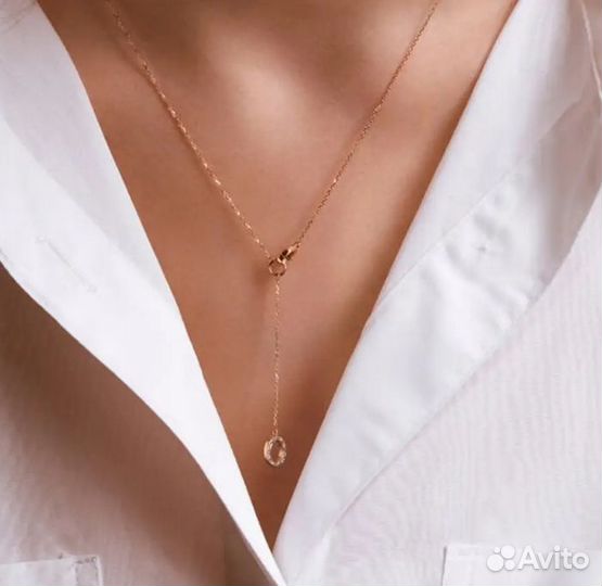 Колье из золота с бриллиантами 585