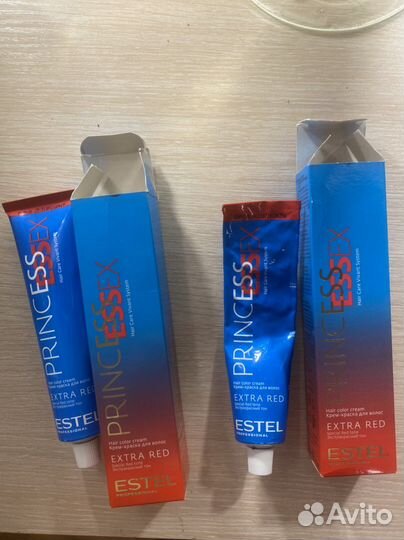 Краска Estel extra red