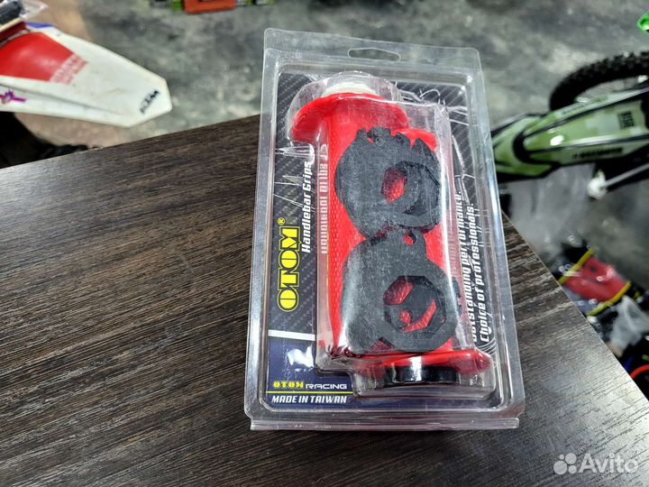 Грипсы otom с зажимом (мото,эндуро)