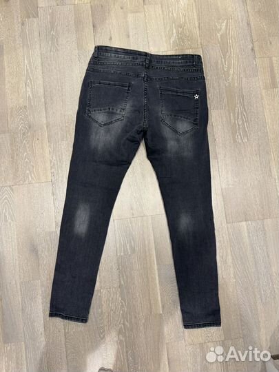 Джинсы skinny серые 46-48