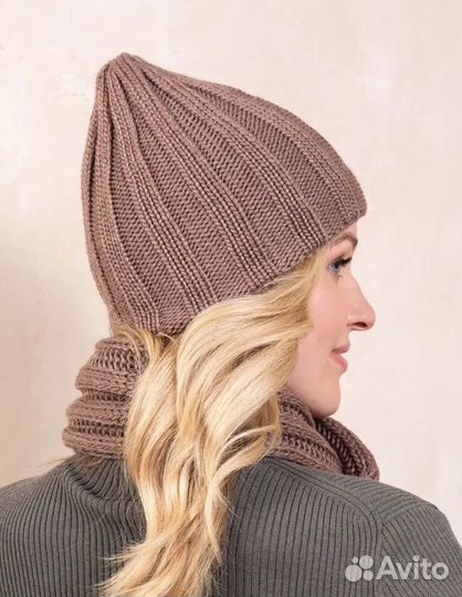 Шапка шарф женская новая 56-58