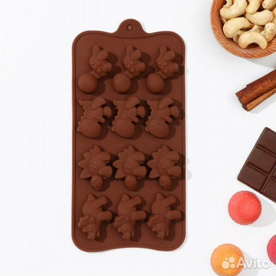Форма для льда и шоколада«Дино