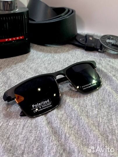 Солнцезащитные очки полароидные мужские porsche