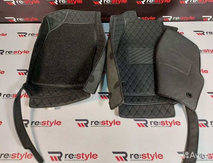 Ковры салона 3D Toyota C-HR 2WD B1044