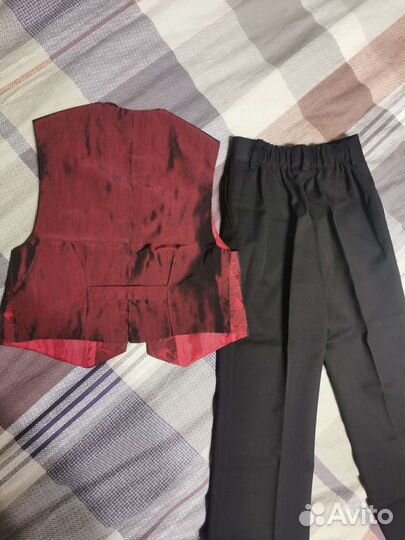 Жилетка с брюками праздничная Р. 110